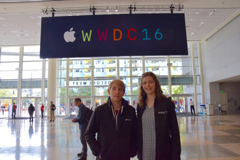 Larissa Laich and Frederik Riedel at WWDC 2016